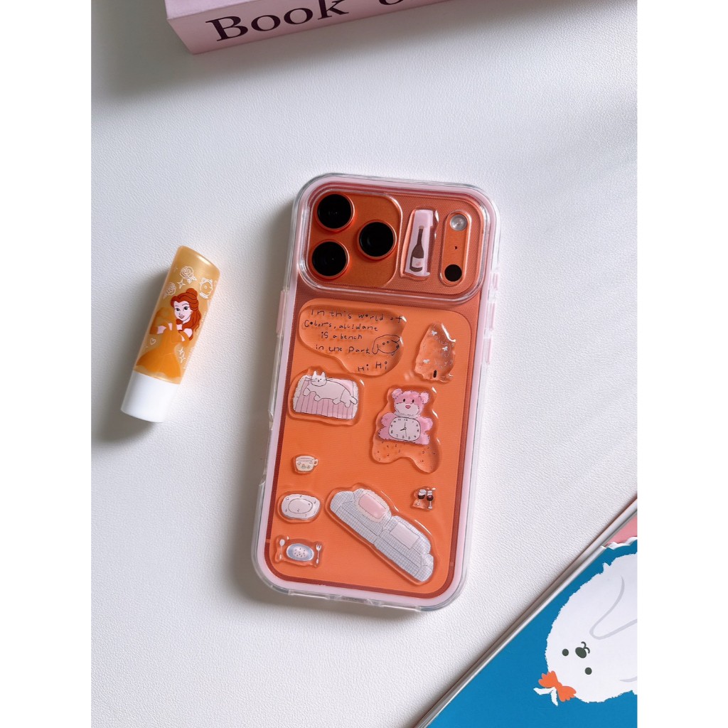 [i17] ส่งด่วน🎨S1891 เคสใส DIY เคสไอโฟน กันเลนส์กล้อง มินิมอล สำหรับ Iphone 14-17Promax