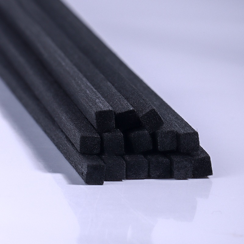 ก้านหวายไฟเบอร์ทรงสี่เหลี่ยม สีดำ – รุ่นพรีเมียม 20ก้าน