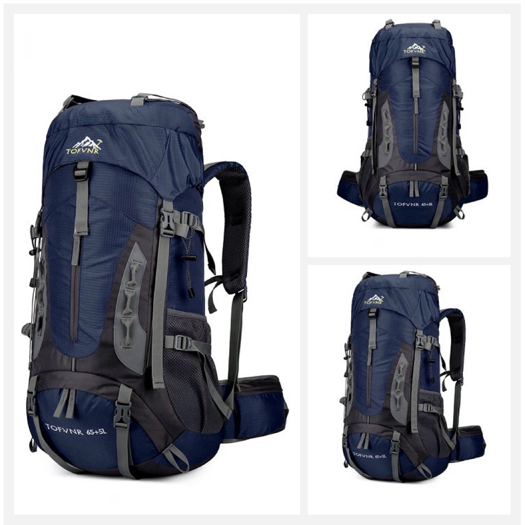 >พร้อมส่งด่วนในไทยทุกวัน< 70L กระเป๋าเป้เดินทางเกรดคุณภาพสูงสุด TOFVNR ผ้าหนา กันน้ำคุณภาพพิเศษ น้ำหนักเบา และทนทาน - รูปที่ 3