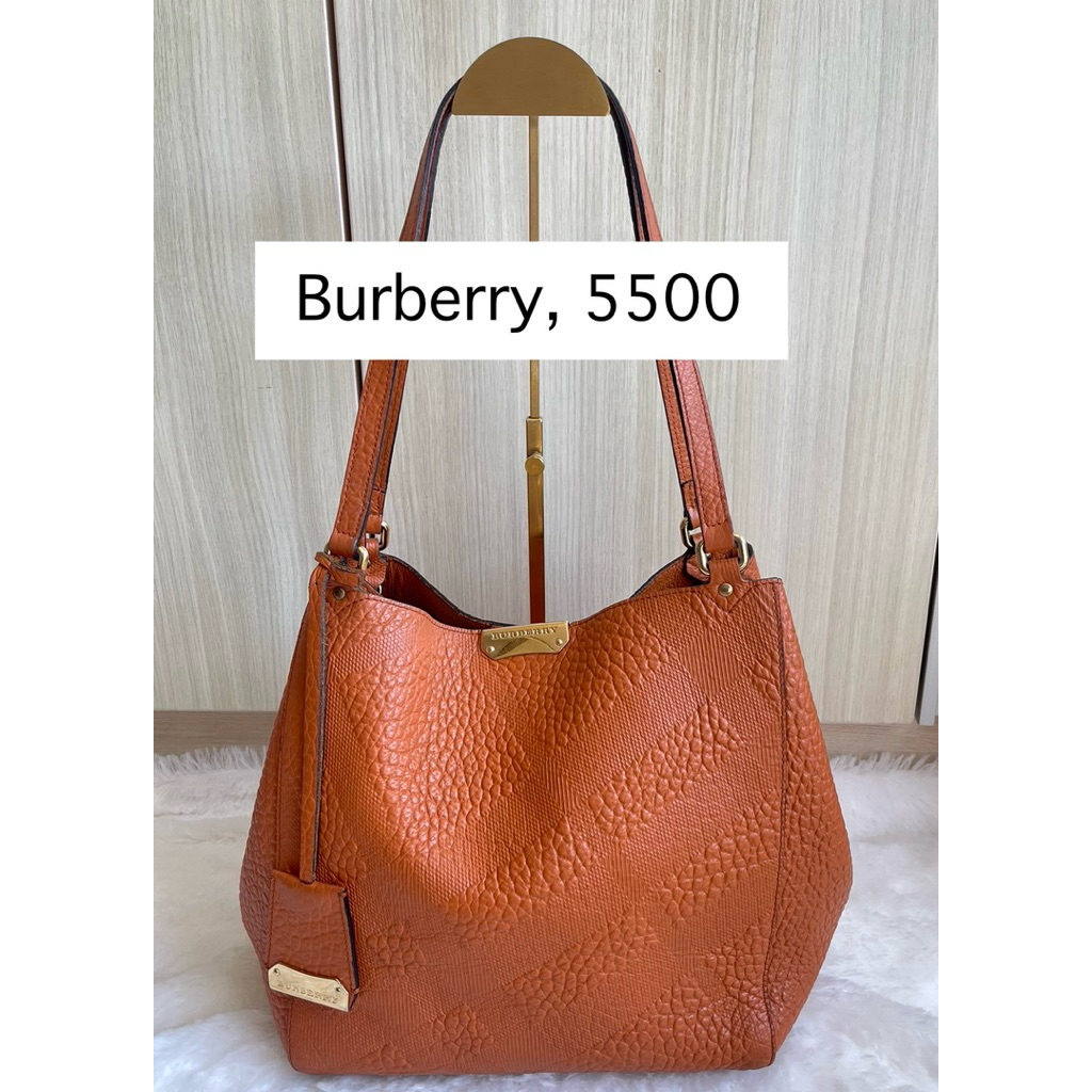 🧡 Burberry – Leather Tote Bag 🧡