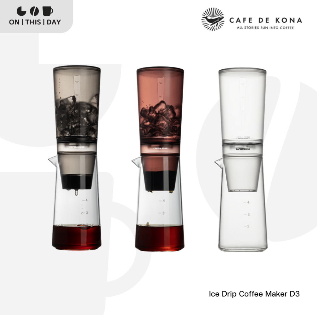 CAFEDE KONA Ice Drip Coffee Maker D3 เครื่องดริปเย็น