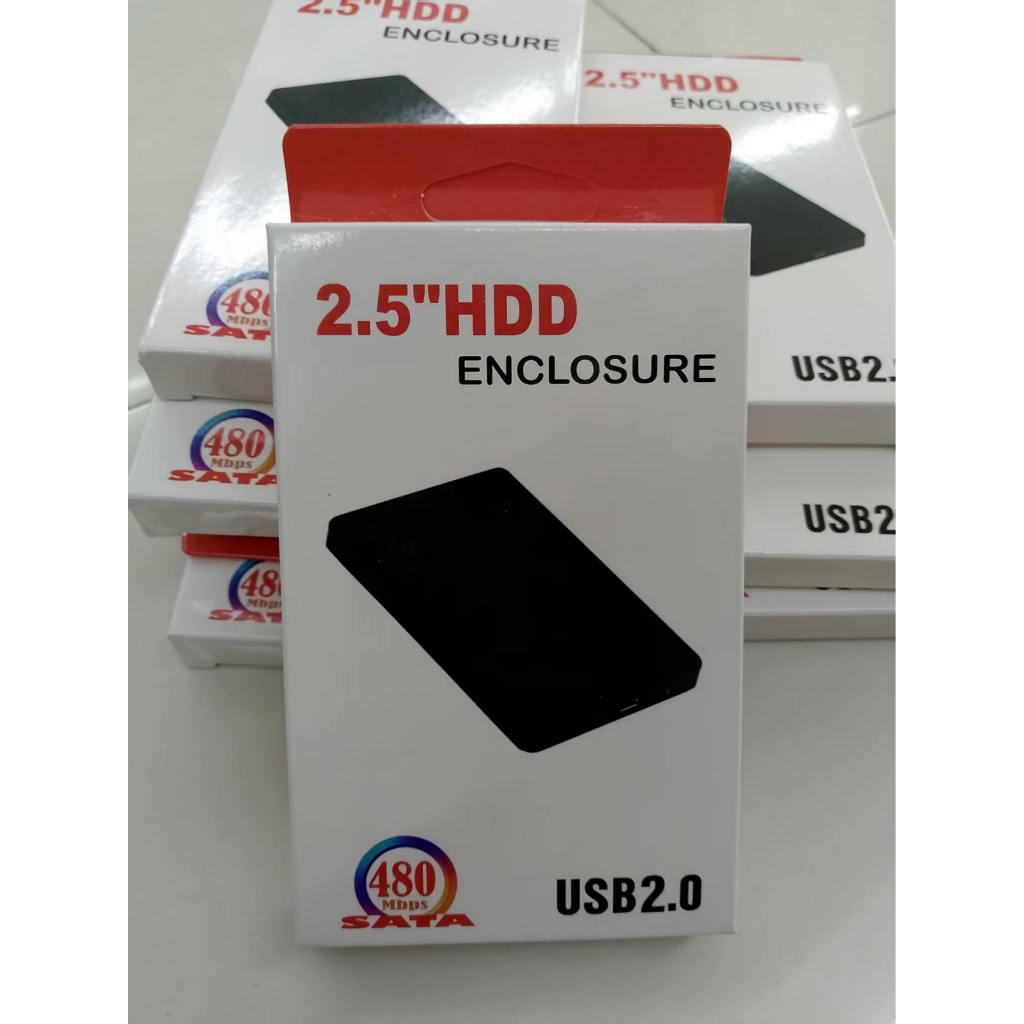 BOX IDE EXTERNAL IDE 2.5" BOX2.0 กล่องใส่ฮาร์ดดิส บล็อคใส่ฮาร์ดดิส กล่อง2.5IDE กันกระแทกฮาร์ดดิส ขนาด2.5"รองรับวินโด้7