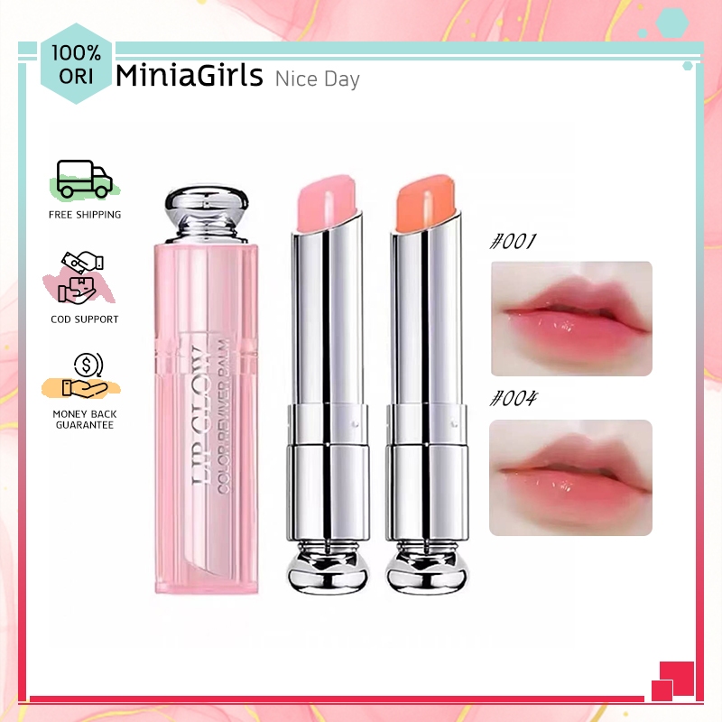【Addict Lip Glow Lip Balm3.2 กรัม】บำรุงริมฝีปาก · ปรับสีริมฝีปากให้สวยเป็นธรรมชาติ · มี 12 เฉดสีให้เลือก