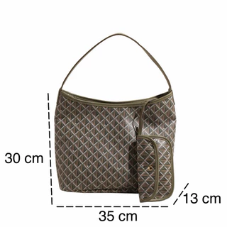 ✅พร้อมส่ง✅ กระเป๋าHobo bagขนาดใหญ่ หนังPUอย่างดี มีซิปใส่ของได้เยอะ
