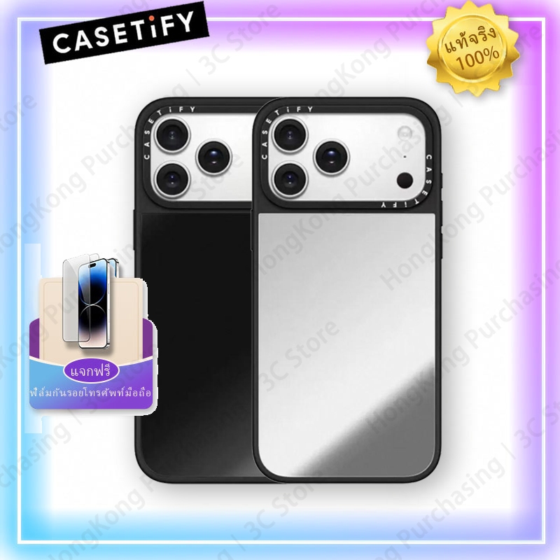 CASETIFY เคสป้องกันกระจก iPhone 17/17 ProMax/15 ProMax/16 Plus/14 Pro/12/13Pro/13ProMax/15Pro