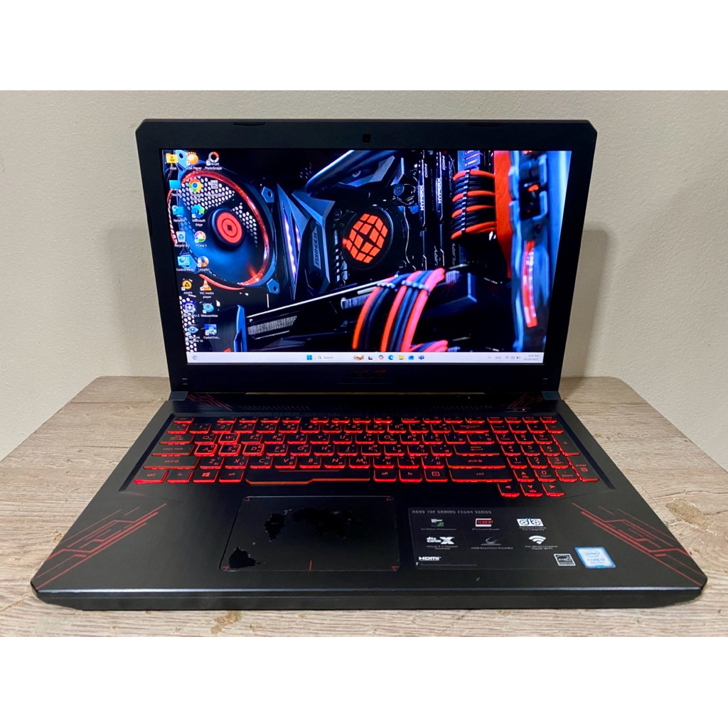 ขาย โน๊ตบุ๊ค Asus Gaming FX504GD Intel Core i5-8300H CPU 2.30 GHz RAM 8 GB SSD 250 GB HDD 1TB การ์ดจ