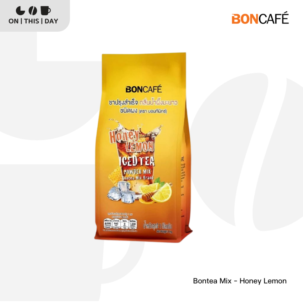 BONCAFE Bontea Mix - Honey Lemon บอนที มิกซ์ กลิ่นน้ำผึ้งมะนาว ชาผลไม้สำเร็จรูป ชาน้ำผึ้งมะนาว ขนาด 1 kg