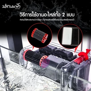 อะไหล่กรองแขวนคาร์บอน BONETAR กังหันคาร์บอน แบบรีฟิล รุ่น HF-300, HF-400, HF-500, HF-600 และใยกรองตรงรุ่นใช้งานได้ทันที