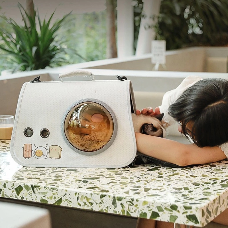 กระเป๋าใส่สัตว์เลี้ยง Pet Bag กระเป๋าแมว เป้สัตว์เลี้ยงกระเป๋า ใบใหญ่มาก พับเก็บได้ ระบายอากาศได้ เป้แมว สุนัข รูปที่ 8