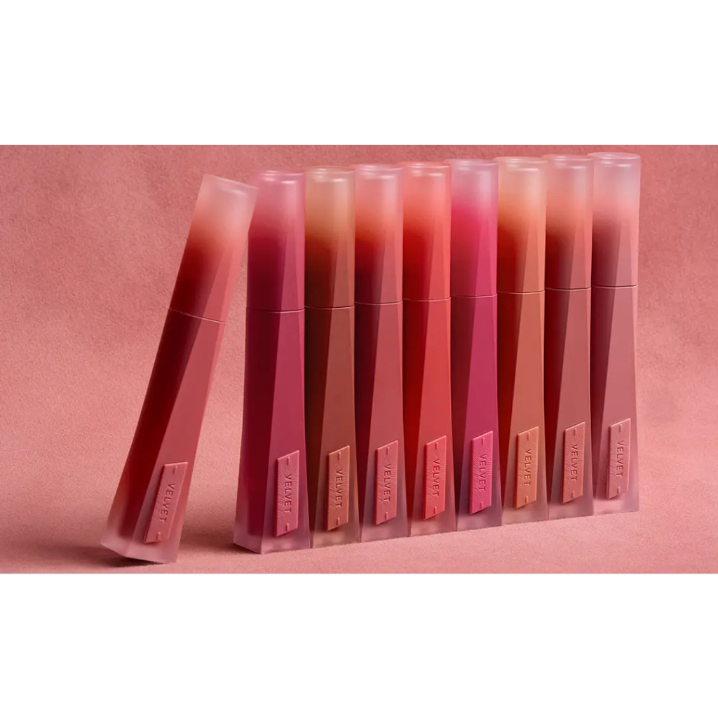 3CE Velvet Lip Tint Plush Set (Silent, Dusky Pink, Daffodil)