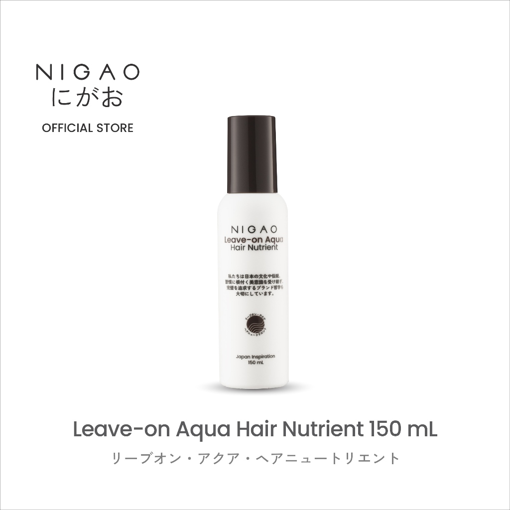 [อาหารผม] NIGAO Leave-On Aqua Hair Nutrient | นิกาโอะ สเปรย์ บำรุงผม กันความร้อน 150 mL