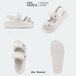Monobo รุ่น Alice Diamond รองเท้าแตะสายคู่สวมง่าย ลุคน่ารักสายหวาน ตกแต่งโลโก้ทรงเพชร พื้นนุ่ม เดินสบาย ของแท้ 100%
