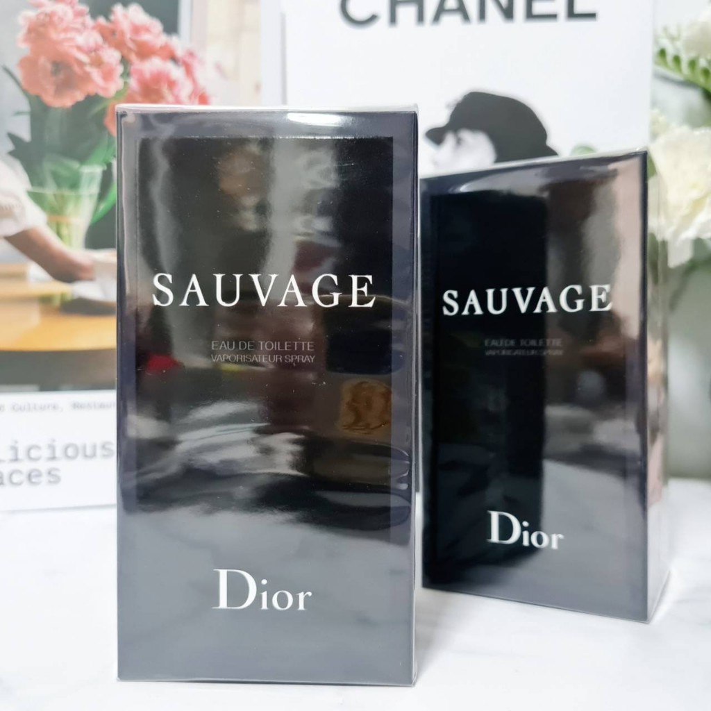 Dior sauvage edt 100ml.  กล่องซีล