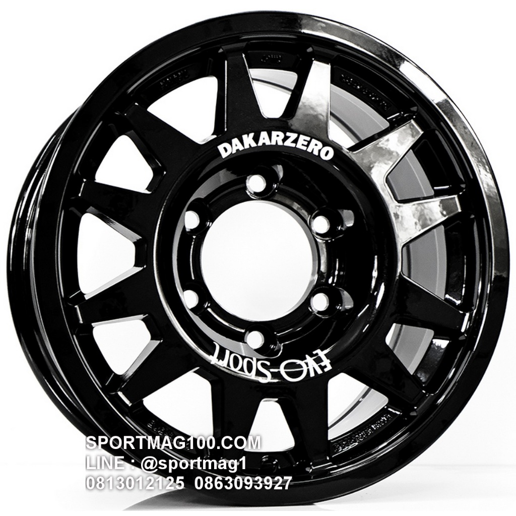 ล้อแม็กซ์ Kspeed EVO Cross 2605 ขอบ15นิ้ว 6รู139 สีดำเงา กว้าง7.5นิ้ว Offset15 [22581]