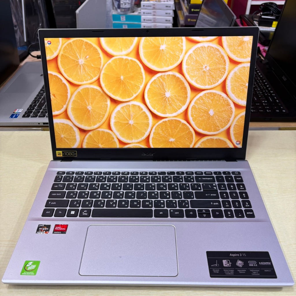 ACER  ASPIRE 3  A315-44P-R11P  สภาพเครื่อง  87%  ประกันศูนย์  27/12/2025