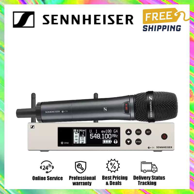 Sennheiser EW135G4 EW100G4 E835ระบบไมโครโฟนไร้สาย พร้อมไมโครโฟนแบบพกพา
