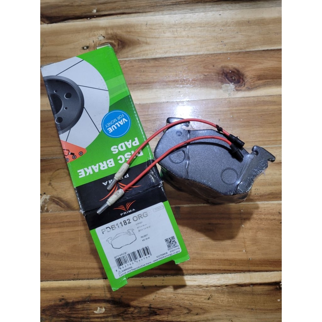 PRIMA ผ้าดิสเบรคหน้า เปอร์โยต์ 405 / ซีตรอง AX (PDB1182) Peugeot / Citroen