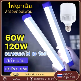 หลอดไฟไร้สาย LED ชาร์จ USB+โซล่าเซลล์ 3–5 โหมด ไฟฉุกเฉินแบบพกพา ติดกำแพงได้ สำหรับเดินป่า ตั้งแคมป์ หรือชาร์จมือถือ