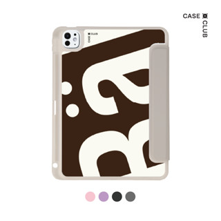 CaseClub เคสไอแพด หลังใส ฝาปิดสี ลาย Rally Cocoa Movement โค…