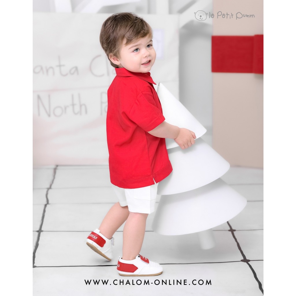 Le Petit Pumm قميص أولاد Jingle All The Way Christmas — صورة 3