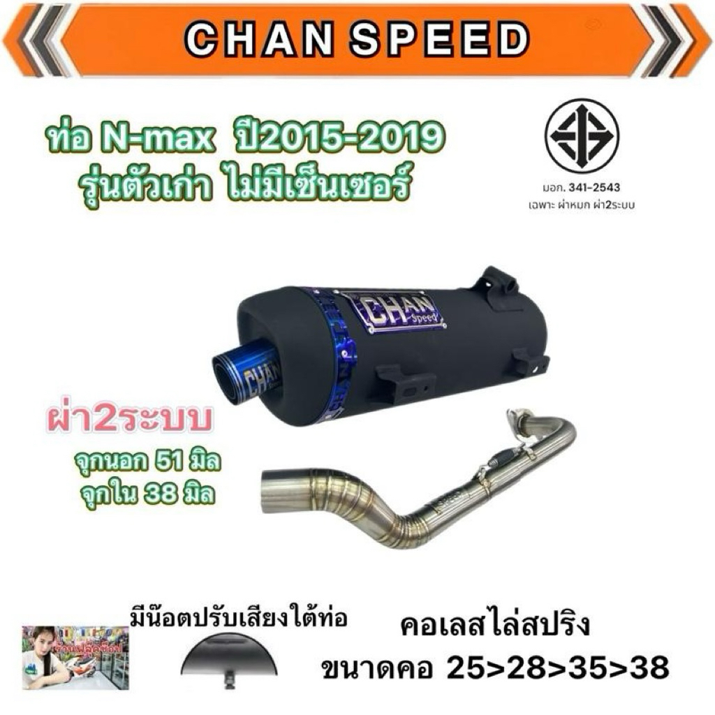 ท่อN-Maxปี2015-2019ใส่ได้