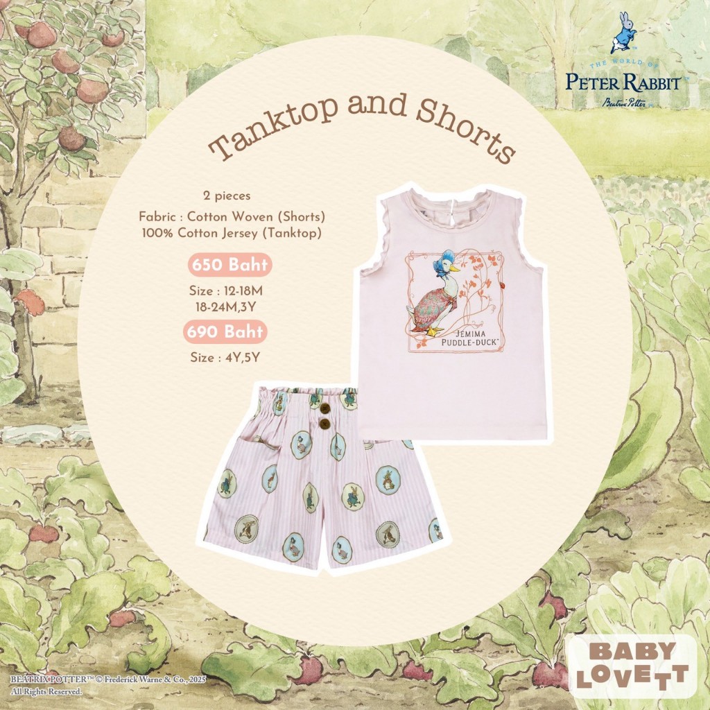 03 (Ep.3) Peter Rabbit - Tanktop and Shorts