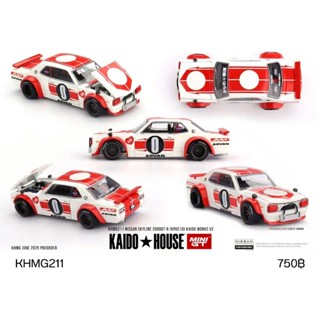 KHMG211- MINI GT 1/64 NISSAN SKYLINE 2000GT-R KPGC10 KAIDO W…