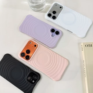 Ripple เคสกันกระแทก ชาร์จได้ ดีไซส์สวยหรู for iPhone 11 13promax 14promax 15promax 16promax 17promax 17air 16plus
