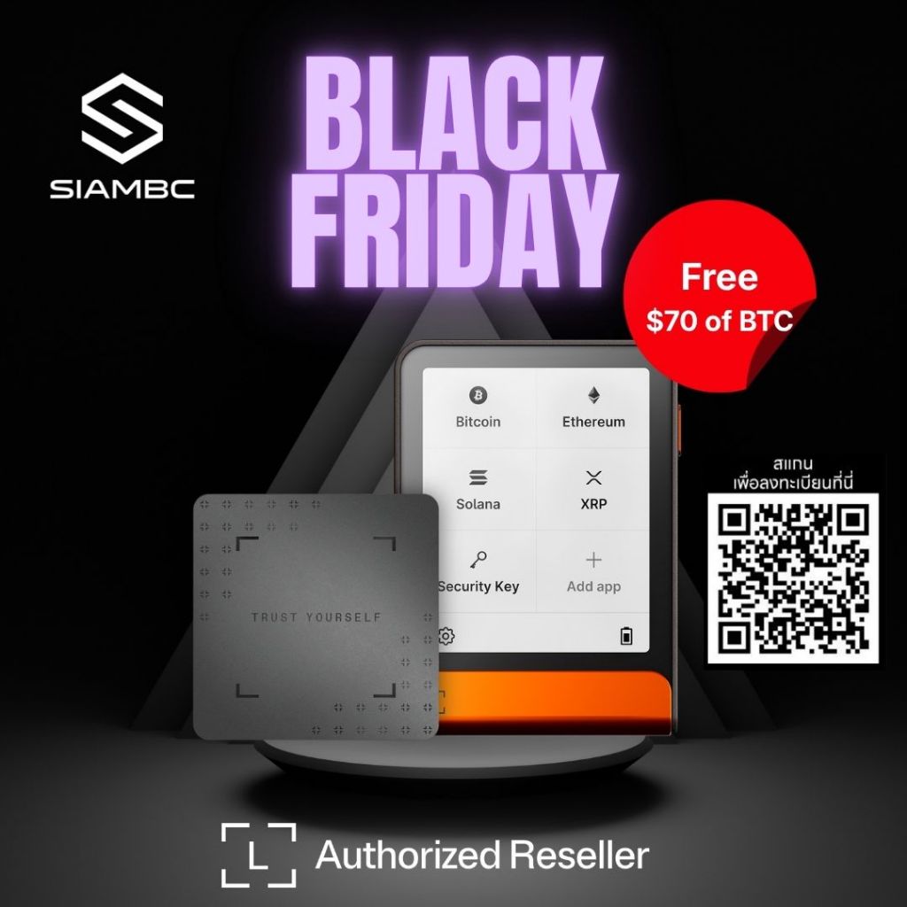 Ledger Flex with Ledger Recovery Key BTC Orange Crypto Wallet ตัวแทนจำหน่าย Official Reseller