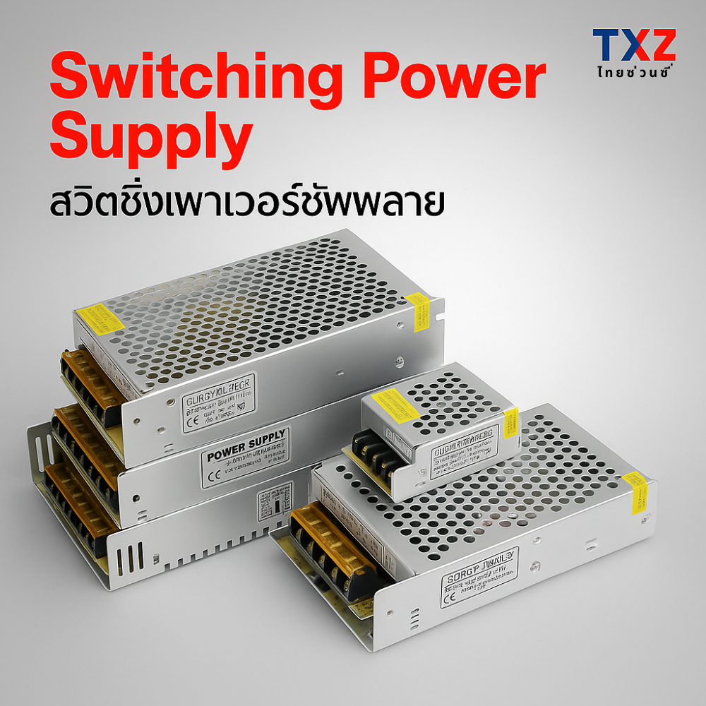 Switching Power Supply 12VDC 2A-20A สวิตชิ่งเพาเวอร์ซัพพลาย 12V เสถียร ทนทาน คุณภาพสูง