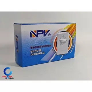 NPV สวิทช์พัดลม FS-02 สวิตซ์พัดลม สวิทซ์ ปรับได้ 3 ระดับ พัดลมโคจร พัดลมผนัง พัดลมเพดาน