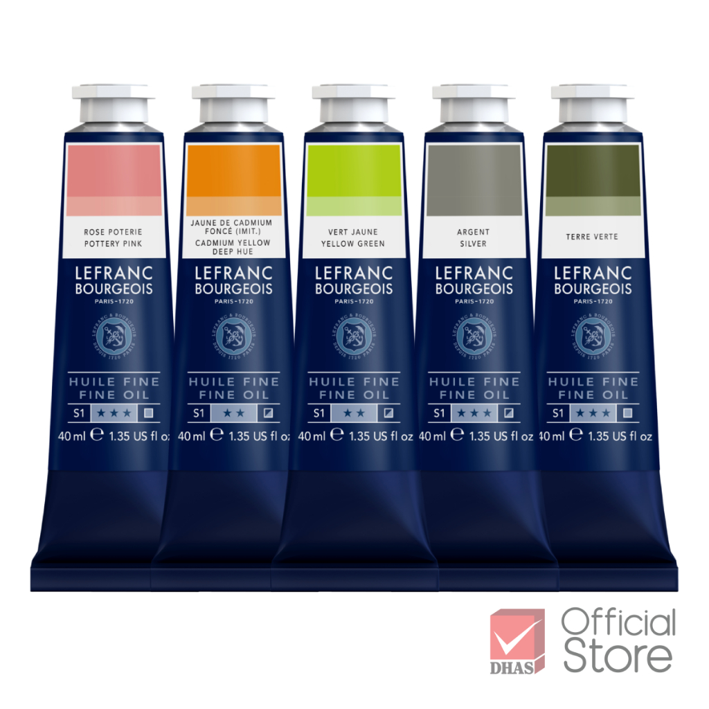 Lefranc สีน้ำมัน ไฟน์ออย 40 มล. 48 เฉดสี จำนวน 1 หลอด (2/2)