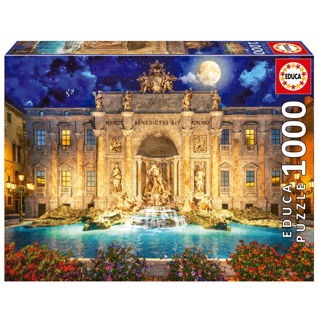 EDUCA: Fontana di Trevi, Rome (1000 Pieces) [Jigsaw Puzzle]
