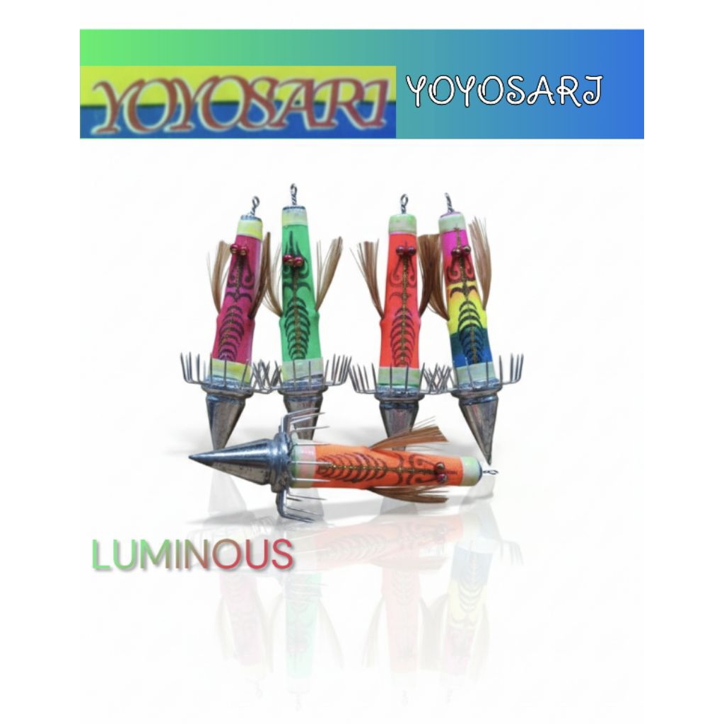 โยตกหมึก YOYOSARI LUMINOUS  หลากสีสดใสเรือง100g / 105g