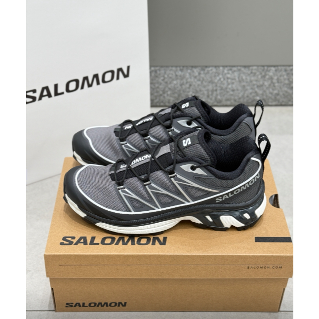 SALOMON SALOMON รุ่น XT-6 EXPANSE รองเท้าทำงานกลางแจ้ง สีเทาดำ
