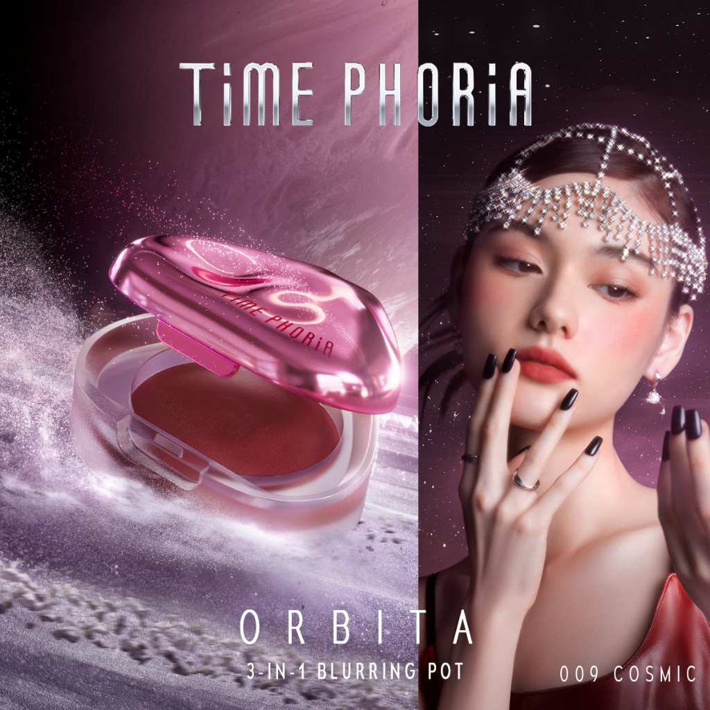 Time Phoria Orbita 3 in 1 Blurring Pot | บลัชออน+ลิปโคลน+อายแชโดว์