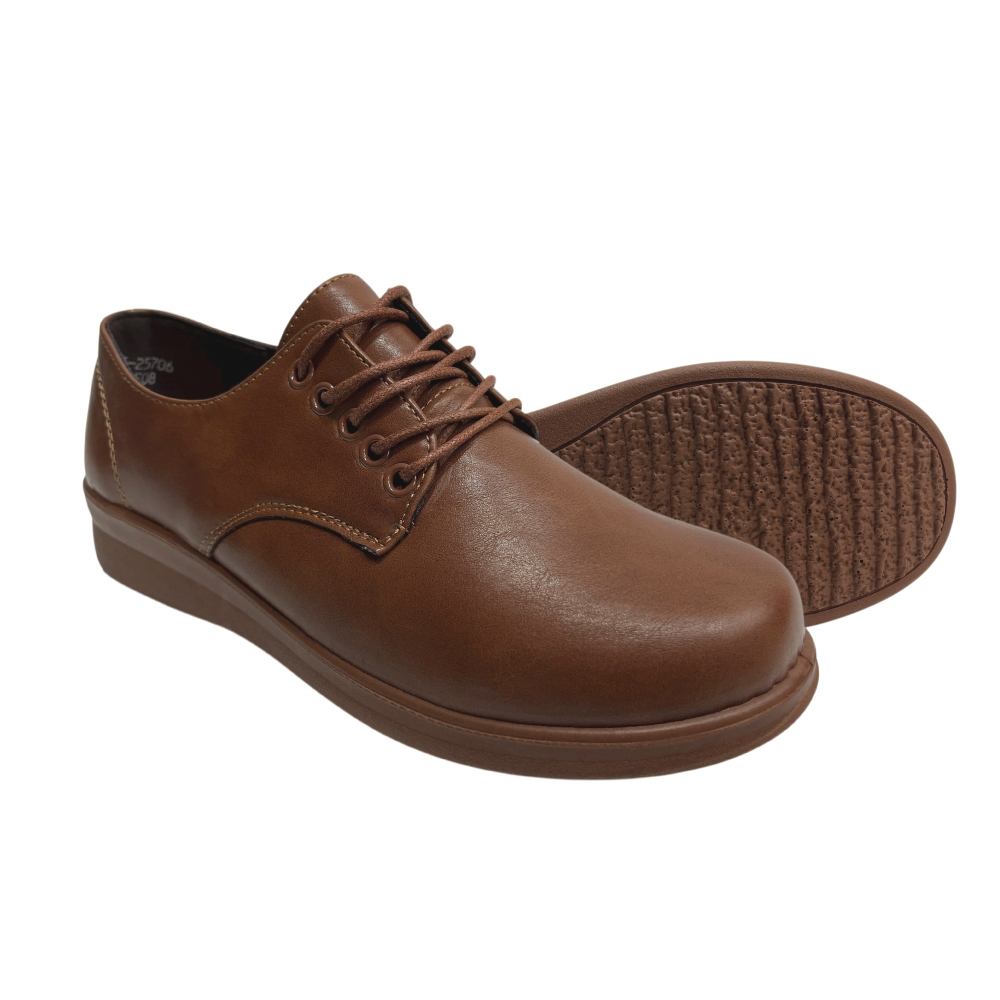 D'arte (ดาร์เต้) รองเท้าลูกเสือ รองเท้าหนัง สีน้ำตาล รุ่น  D55-25706