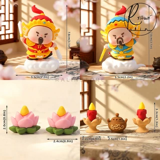 ตุ๊กตามงคล ชุดบูชา เครื่องถวาย เทพเจ้านำโชค ศาลเจ้า แท่นบูชา ฟิกเกอร์ โมเดล ตั้งโชว์ ของตกแต่ง เสริมฮวงจุ้ย