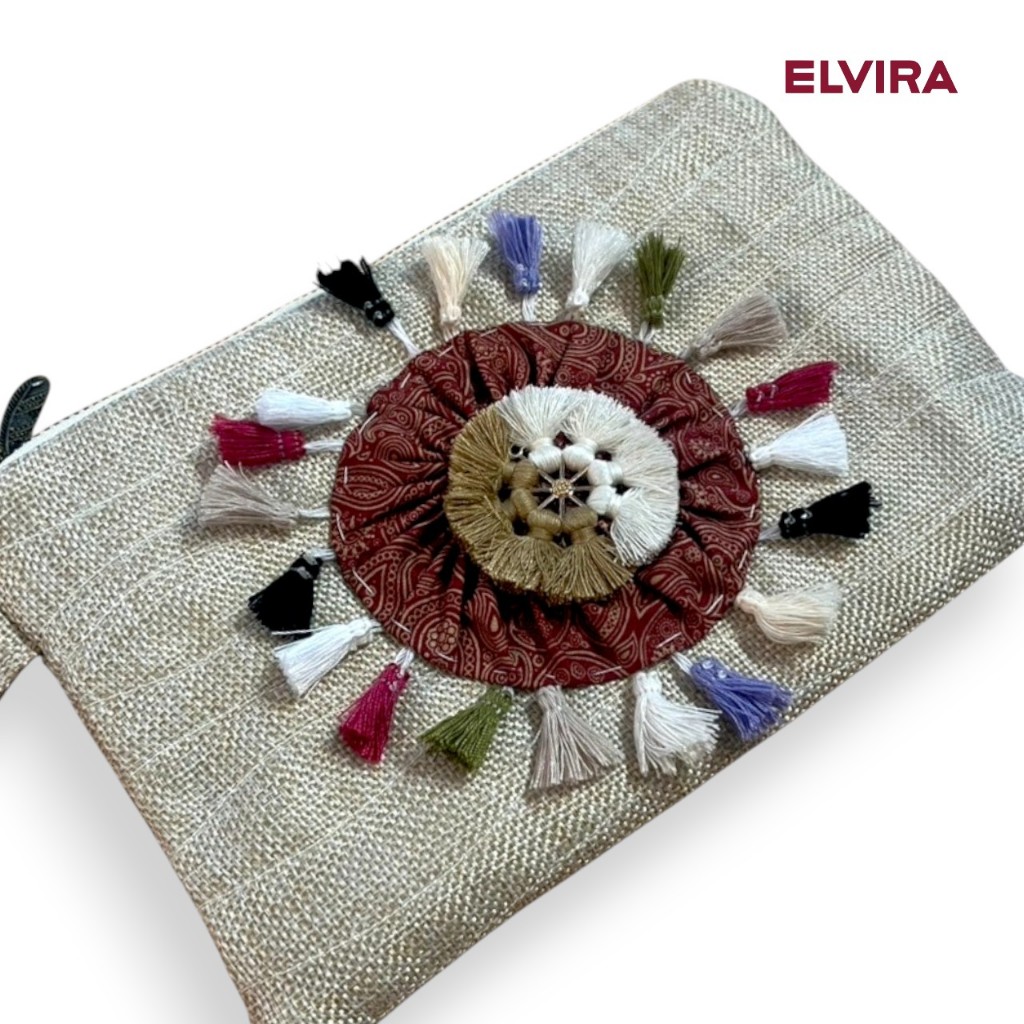 ELVIRA ชุดตัดเย็บกระเป๋า SANDI CLUTCH  12-8104-7258 พร้อมวัสดุ Elvira Sewing Kit