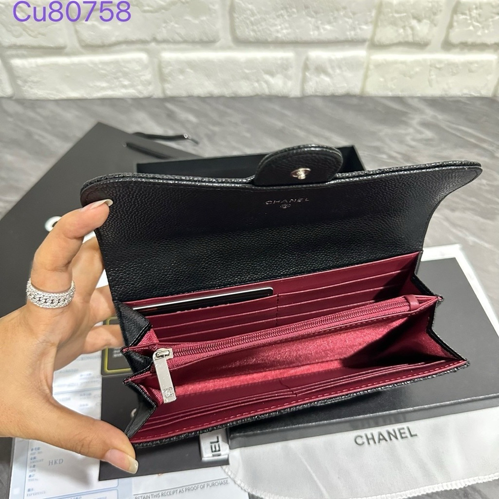 กระเป๋าตังค์ใบยาวผู้หญิงสินค้า👍🏻💯 งานมีกล่อง📦✅ สินค้าตรงปกขนาด7.5“นิ้ว - รูปที่ 6