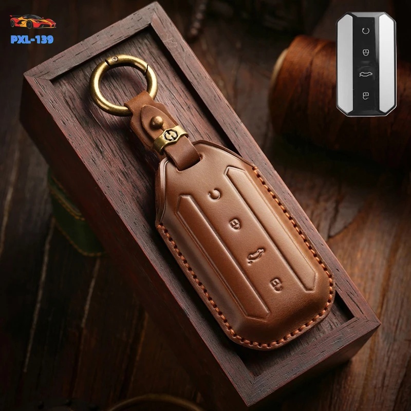 Cowhide หนังกุญแจรถสําหรับ chery jaecoo5 Jaecoo J5 Jaecoo 5 EV key Holder พวงกุญแจรถ Accesorios