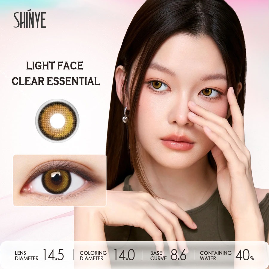 [ขายดี] SHINYE Contact Lens :（Contact Lens Si)14.5มม คอนแทคเลนส์รายเดือน  คอนแทคเลนส์สีแบบใช้ 6 เดือน Grey