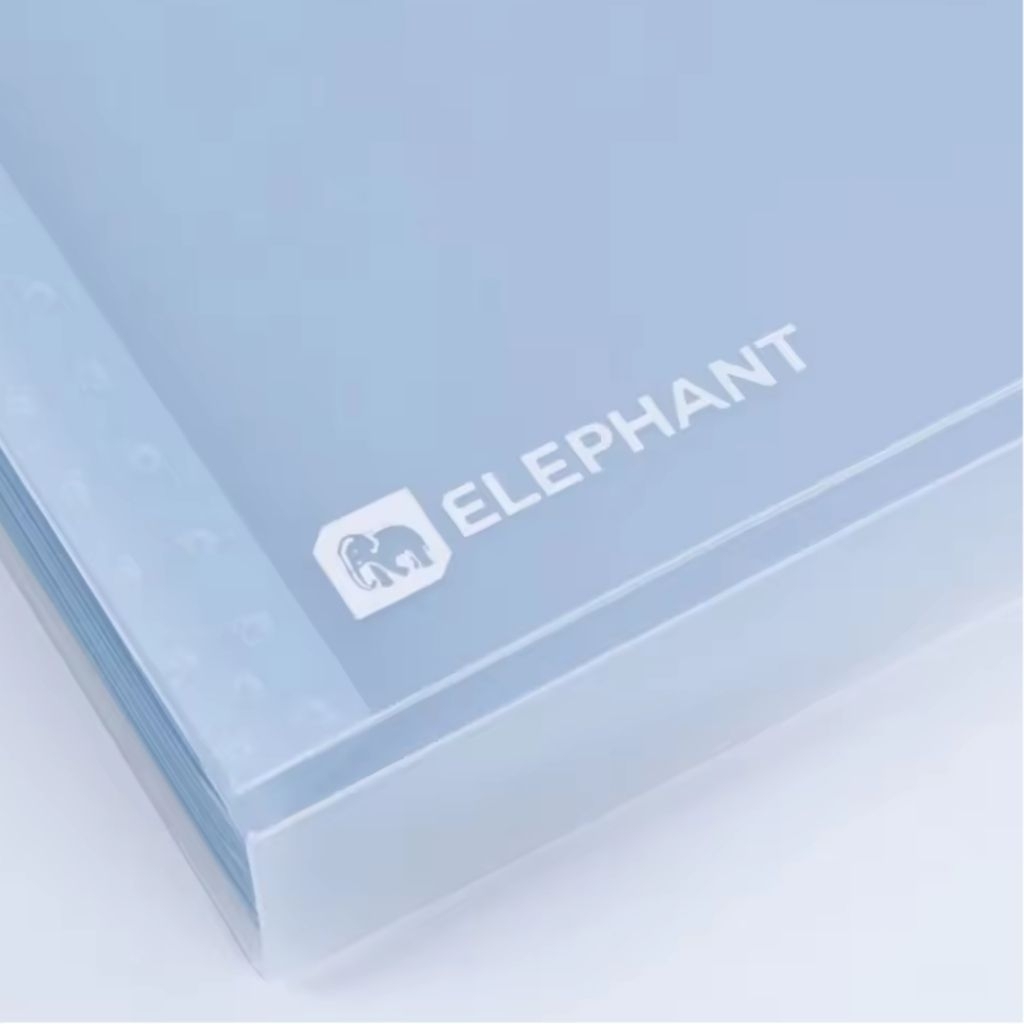 Elephant แฟ้มกระเป๋าหูหิ้ว A4 - 12 ช่อง EF12H ขนาด 26x32.7x3.5 ซม. (ราคาต่อ 1 ใบ คละสี) - รูปที่ 4