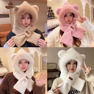 ส่งเร็ว💥หมวกไหมพรม กันหนาว ลายน่ารัก สไตล์เกาหลี หมวกกันหนาว…