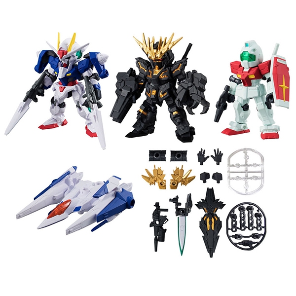 BANDAI (ตัวเดี่ยว) Gashapon Gundam Mobile Suit Ensemble 02 4549660114635 (Gashapon)