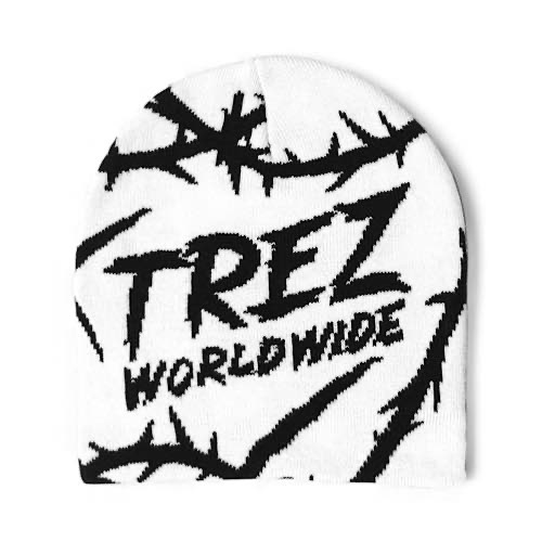 TREZ MENACE BEANIE - white