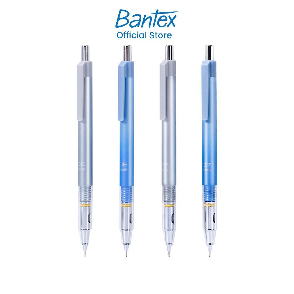 Bantex ดินสอกด ดินสอ 0.5/0.7mm หัวเหล็ก แข็งแรง ยางลบในตัว น้ำหนักพอดีมือ Mechanical pencil