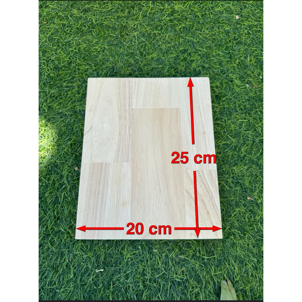 ไม้พาราประสานต่อตรง กว้าง20cmยาว20-40cm หนา16มิล 💥เกรดAAสวยไม่มีตาไม้ทั้ง2ด้าน💥 - รูปที่ 2