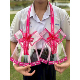 (02) พวงมาลัยใสธนบัตร หางเล็ก 10 ซอง
