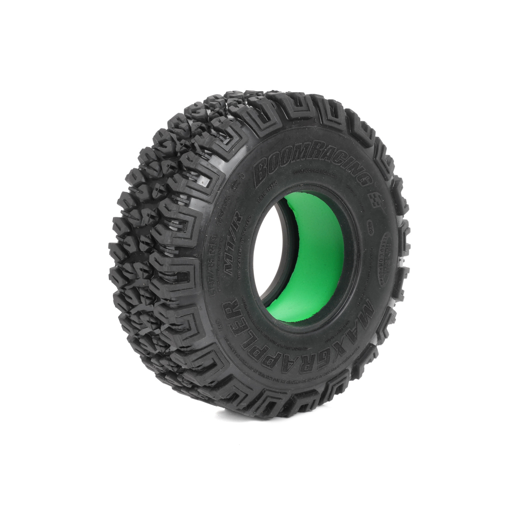 Boom Racing ยางรถตีนตะขาบ MAXGRAPPLER™ 1.9" GEKKO™ 113x37 มม. พร้อมแผ่นโฟม BRTR19398-S-RM BRTR19398-